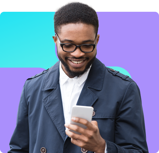 woman with a phone